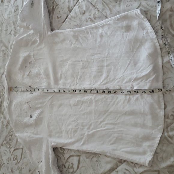 Jens Pirate Booty for Free People White Embroidery Shirt/Blouse Size S - Picture 8 of 9